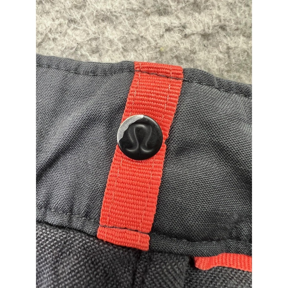 Lululemon Chino Pants Mens 31x31 Gray Stretch Business Casual Zip Solid Slim - Picture 7 of 12